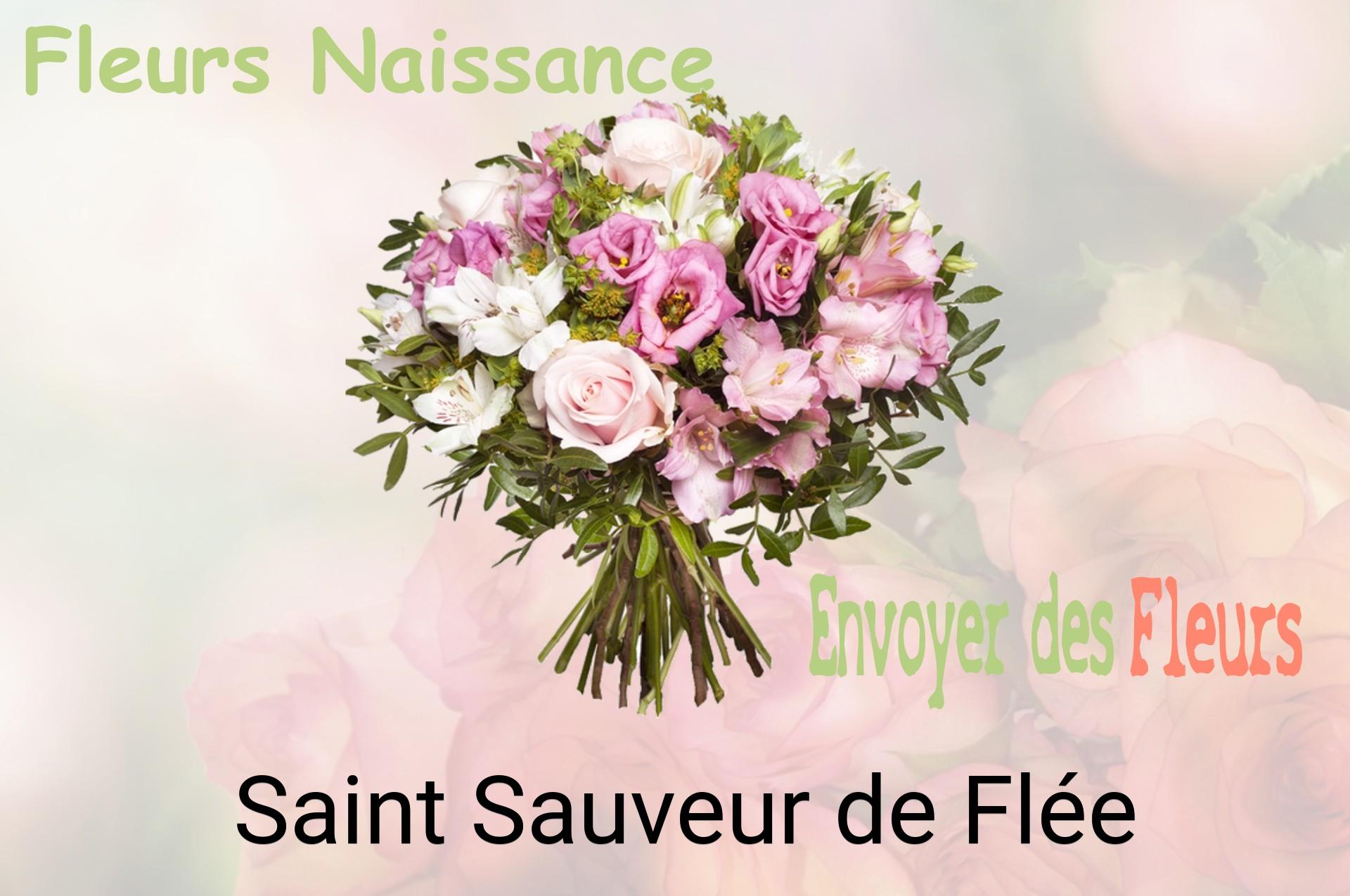 Bouquet de fleurs de naissance livré à Saint-Sauveur-de-Flée